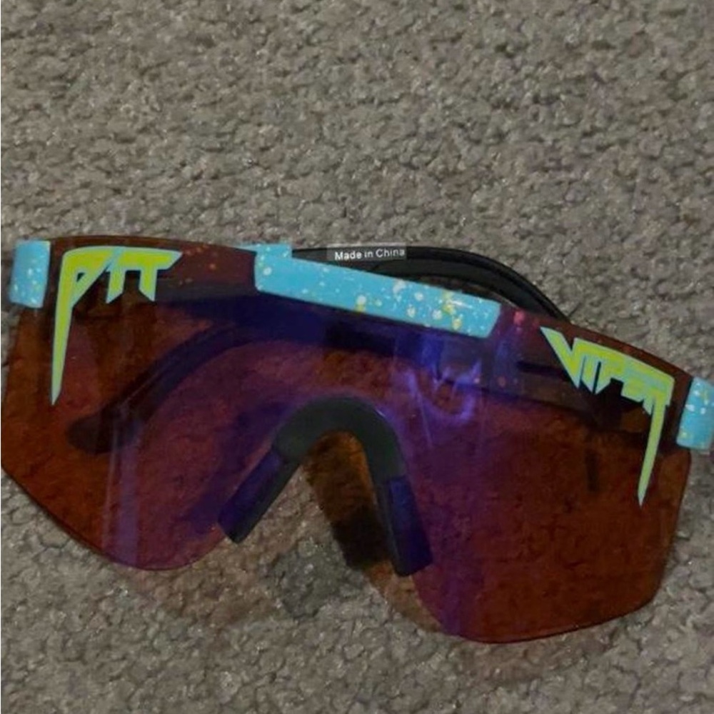 Pit Viper Blue and Red Kids Sunglasses